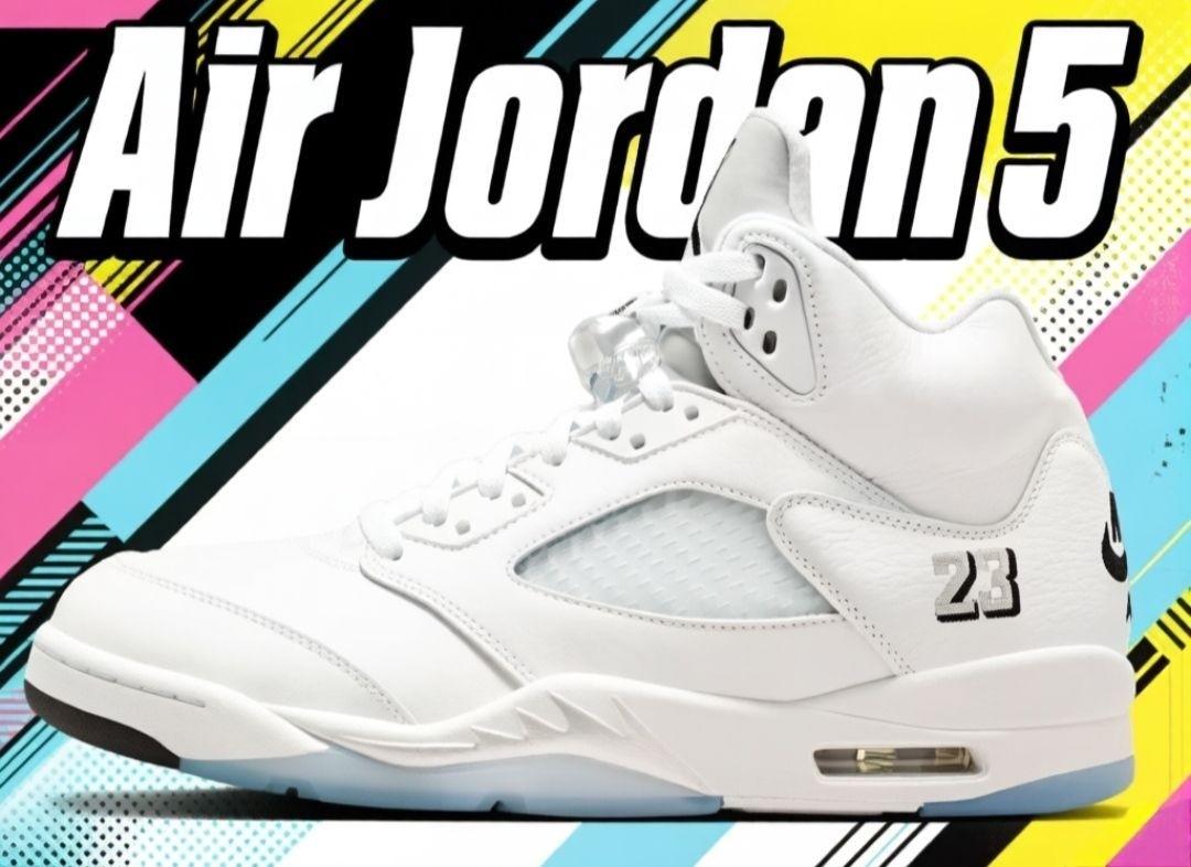 纯白经典,永恒传奇 Air Jordan 5 复古篮球鞋